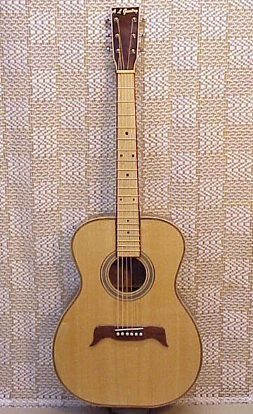 000-Style Walnut 2-piece Front View