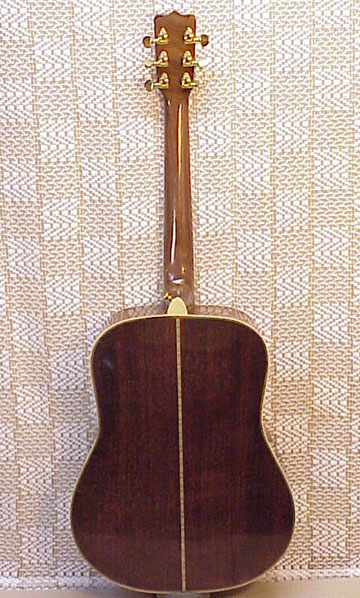 Dreadnaught-Style Rosewood 2-piece Rear View