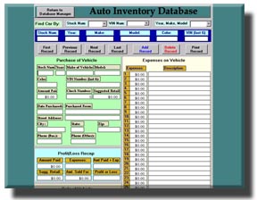 Inventory/Tracking databases